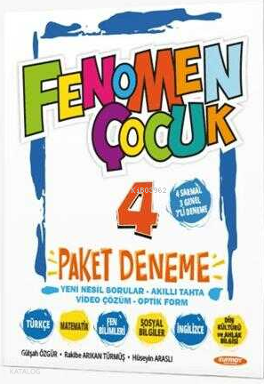 Fenomen Çocuk 4. Sınıf Tüm Dersler Paket Deneme
