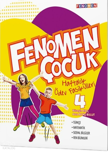 Fenomen Çocuk 4.Sınıf Haftalık Ödev Fasikülleri
