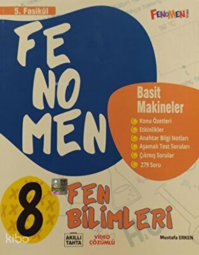 Fenomen Kitap 8. Sınıf Fen Bilimleri 5. Fasikül Basit Makineler