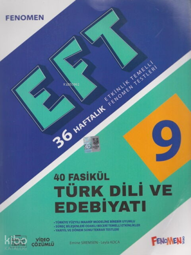 Fenomen Okul 9. Sınıf Türk Dili ve Edebiyatı Etkinlik Temelli Fenomen Testleri 40 Fasikül