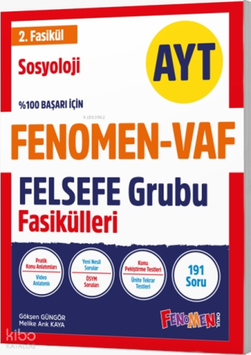 Fenomen - Vaf AYT Felsefe 2.Fasikül