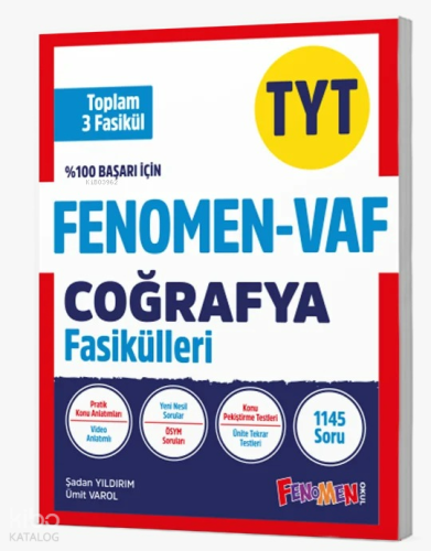 Fenomen - Vaf TYT Coğrafya Fasikül Seti (1-2-3.Fasikül)
