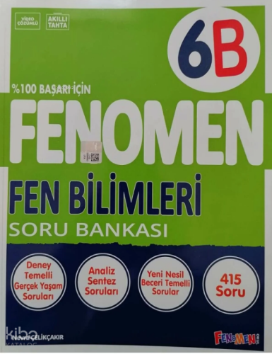 Fenomen Yayınları 6. Sınıf Fen Bilimleri Soru Bankası
