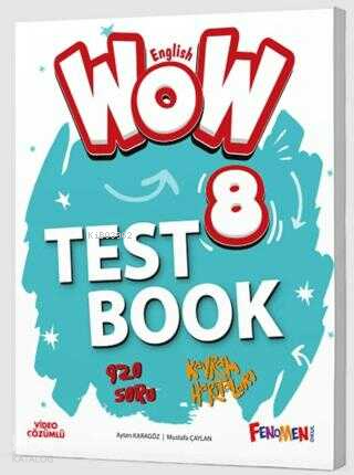 Fenomen Yayınları Wow 8 English Test Book