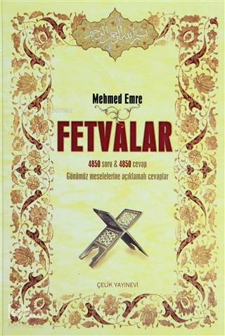 Fetvalar (Sorulu-Cevaplı) 2 Cilt Takım (Ciltli); Günümüz Meselelerine Açıklamalı Cevaplar