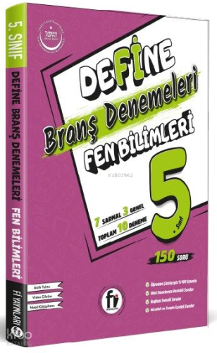 Fi Yayınları 5. Sınıf Define Fen Bilimleri Branş Deneme