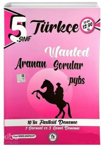 Fi Yayınları 5. Sınıf PYBS Türkçe Wanted Aranan Sorular 10 lu Fasikül Deneme Fi 