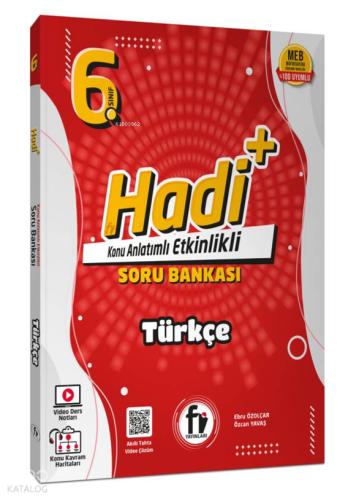 Fi Yayınları 6. Sınıf Hadi+ Türkçe Soru Bankası