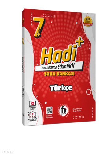 Fi Yayınları 7. Sınıf Hadi Türkçe Konu Anlatımlı Etkinlikli Soru Bankası