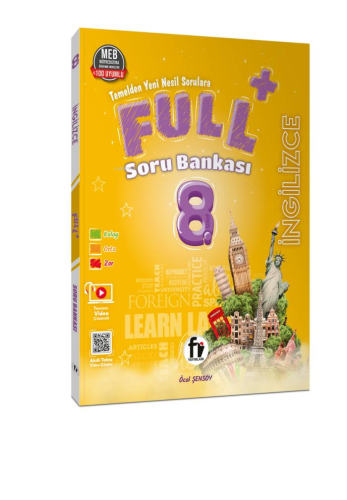 Fi Yayınları 8. Sınıf Full+ İngilizce Soru Bankası - Kitapiks.com