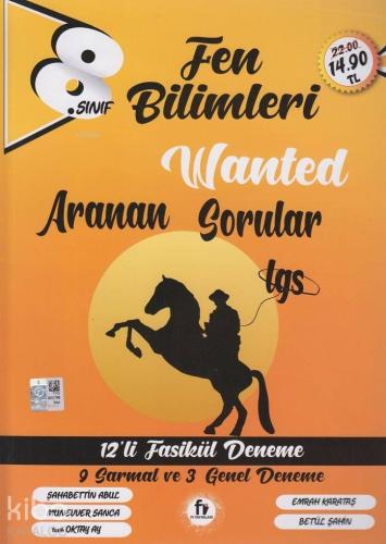 Fi Yayınları 8. Sınıf LGS Fen Bilimleri Wanted Aranan Sorular 12 li Fa