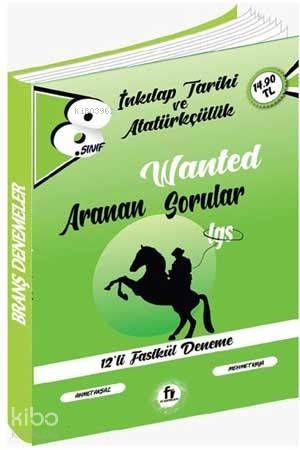 Fi Yayınları 8. Sınıf LGS İnkılap Tarihi ve Atatürkçülük Aranan Sorula