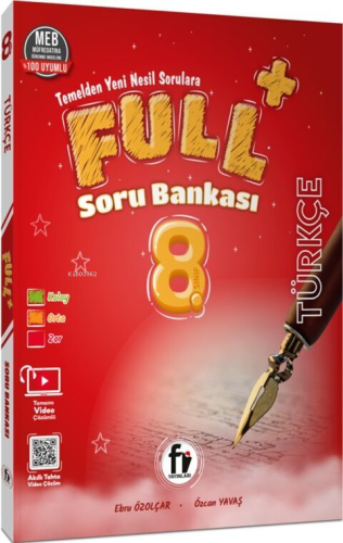 Fi Yayınları 8. Sınıf Türkçe FULL Soru Bankası - Kitapiks.com