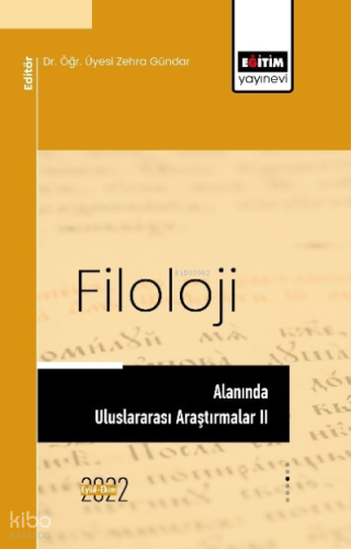 Filoloji Alanında Uluslararası Araştırmalar II