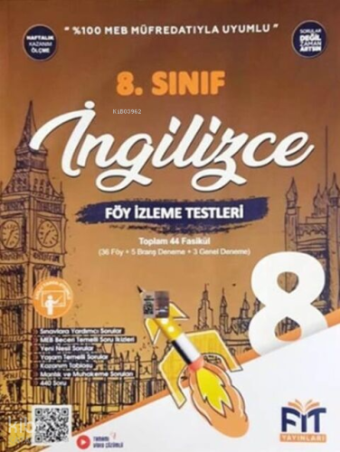 Fit Yayınları 8. Sınıf LGS İngilizce Föy İzleme Testleri 44 Fasikül