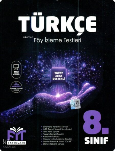 Fit Yayınları 8. Sınıf LGS Türkçe Föy İzleme Testleri