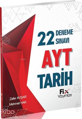 Fix Yayınları AYT Tarih 22 Deneme Sınavı Fix 