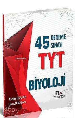 Fix Yayınları TYT Biyoloji 45 Deneme Sınavı Fix 