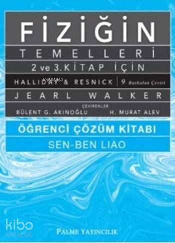 Fiziğin Temelleri 2. ve 3. Kitap için Öğrenci Çözüm Kitabı - Kitapiks.