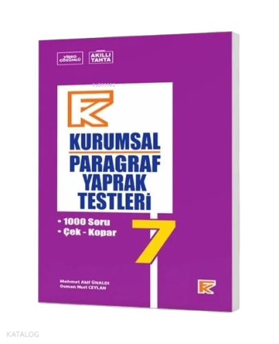 FK 7 Kurumsal Paragraf Yaprak Testleri