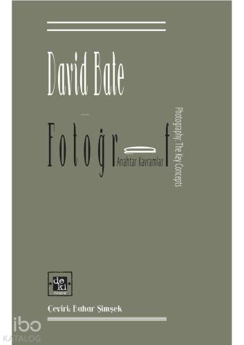 Fotoğraf; Anahtar Kavramlar