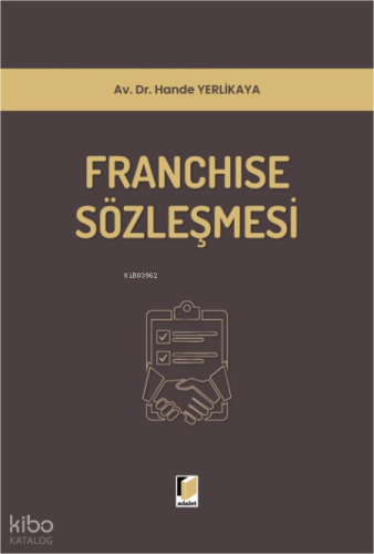 Franchise Sözleşmesi (Ciltli)