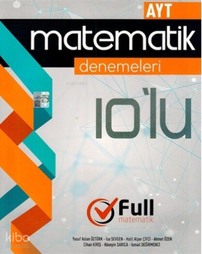 Full Ayt Matematik Deneme 10 Lu  - 2021
