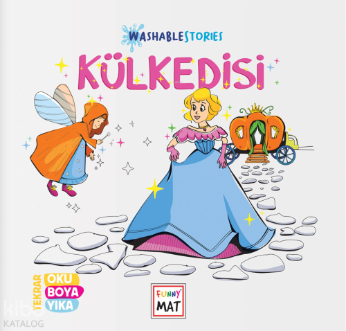 Funny Mat Yıkanabilir Hikaye Kitabı Kül Kedisi