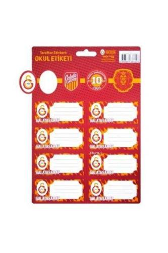 Galatasaray Lisanslı Okul Defter Etiketi 3 Yaprak - Kitapiks.com