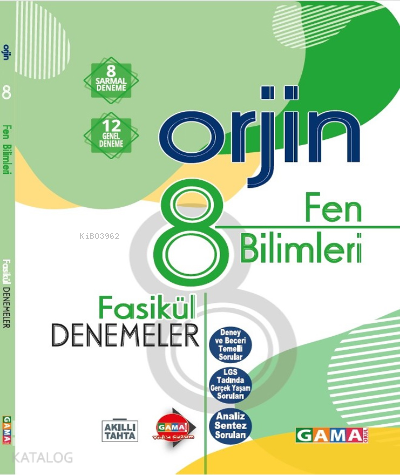 Gama 8.Sınıf Orjin Fen Bilimleri Fas. Dnm
