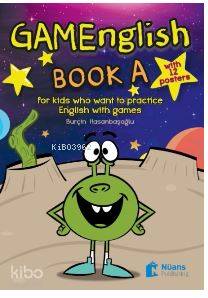 GAMEnglish Book A +12 posters; For Kids Who Want To Practice English With Games