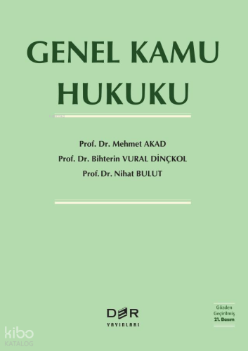 Genel Kamu Hukuku (Ciltli)