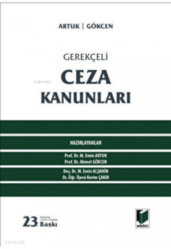 Gerekçeli Ceza Kanunları