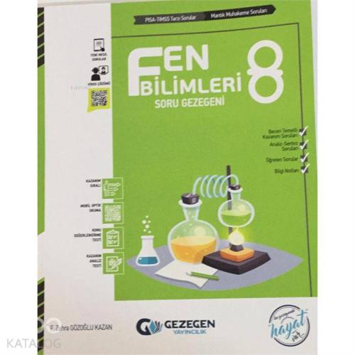 Gezegen Yayınları 8. Sınıf LGS Fen Bilimleri Soru Gezegeni Gezegen 