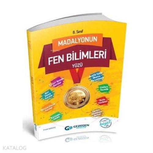Gezegen Yayınları 8. Sınıf LGS Madalyonun Fen Bilimleri Yüzü Gezegen 