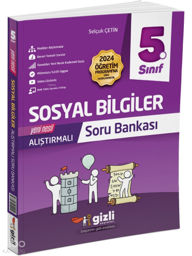 Gizli Yayınları 2025 5. Sınıf Sosyal Bilgiler Alıştırmalı Soru Bankası