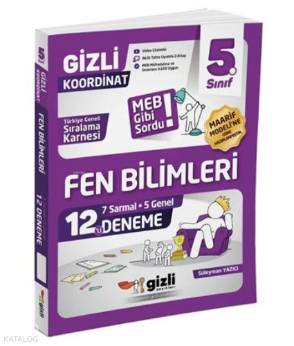 Gizli Yayınları 5. Sınıf Fen Bilimleri 12'li Deneme - MEB Gibi Sordu