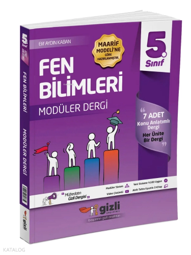 Gizli Yayınları 5. Sınıf Fen Bilimleri Müfredatın Gizli Dergisi