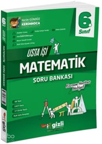 Gizli Yayınları 6. Sınıf Matematik Usta İşi Soru Bankası