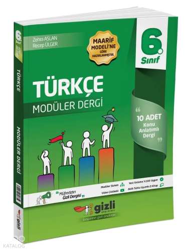 Gizli Yayınları 6. Sınıf Türkçe Müfredatın Gizli Dergisi