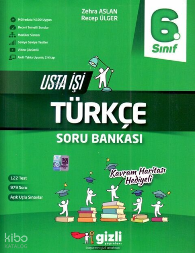 Gizli Yayınları 6. Sınıf Türkçe Usta İşi Soru Bankası