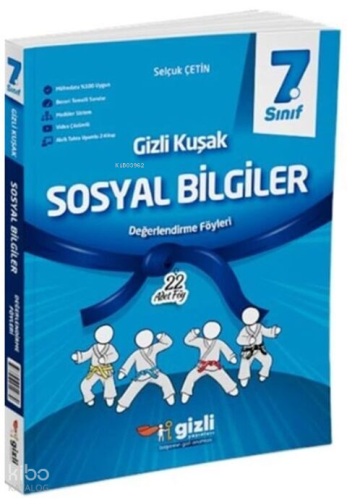 Gizli Yayınları 7. Sınıf Sosyal Bilgiler Gizli Kuşak Değerlendirme Föy