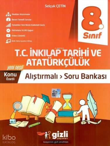 Gizli Yayınları 8. Sınıf İnkılap Tarihi ve Atatürkçülük Alıştırmalı So