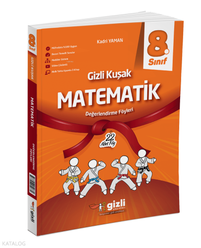 Gizli Yayınları 8. Sınıf Matematik Gizli Kuşak Serisi
