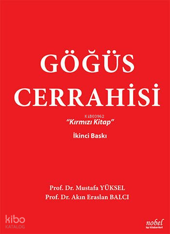 Göğüs Cerrahisi;''Kırmızı Kitap''