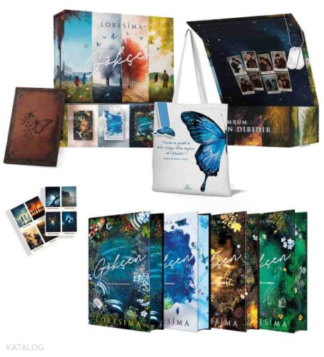 Gökçen Serisi (4 Kitaplık Yan Boyamalı - Hediyeli Kutu)