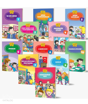 Gözde Sınıf Hikaye Seti (10 Kitap + Değerlendirme Soruları)