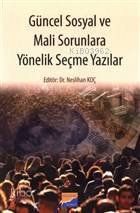 Güncel Sosyal ve Mali Sorunlara Yönelik Seçme Yazılar