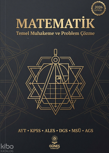 Güneş Kitabevleri 2026 Matematik Temel Muhakeme ve Problem Çözme;TYT -