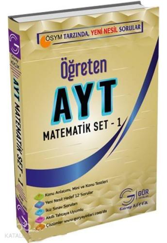 Gür Yayınları AYT Öğreten Matematik Set 1 Gür 